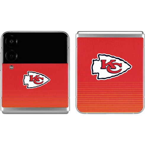 NFL Kansas City Chiefs Breakaway Galaxy Z Flip4 5G Skin